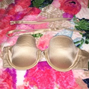 Strapless bra with straps if wanted